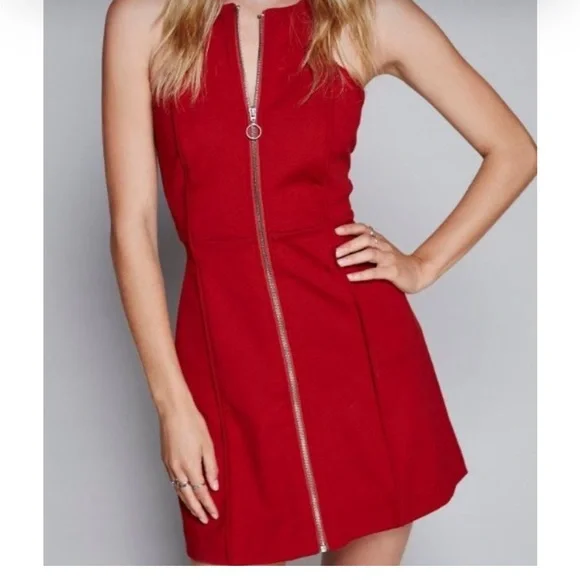Free People Red Sleeveless Dress - Picture 8 of 12